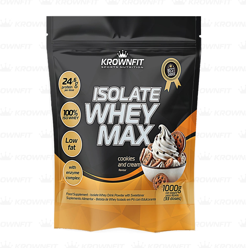 Proteína Whey Isolada MAX Krownfit -1000g
