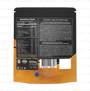 Proteína Whey Isolada MAX Krownfit -1000g