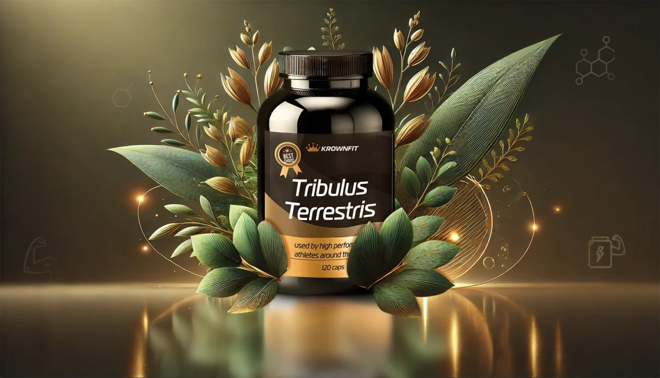 Suplemento Tribulus Terrestris Krownfit Suplemento de Tribulus terrestris da Krownfit com 120 cápsulas 4800 mg por dose