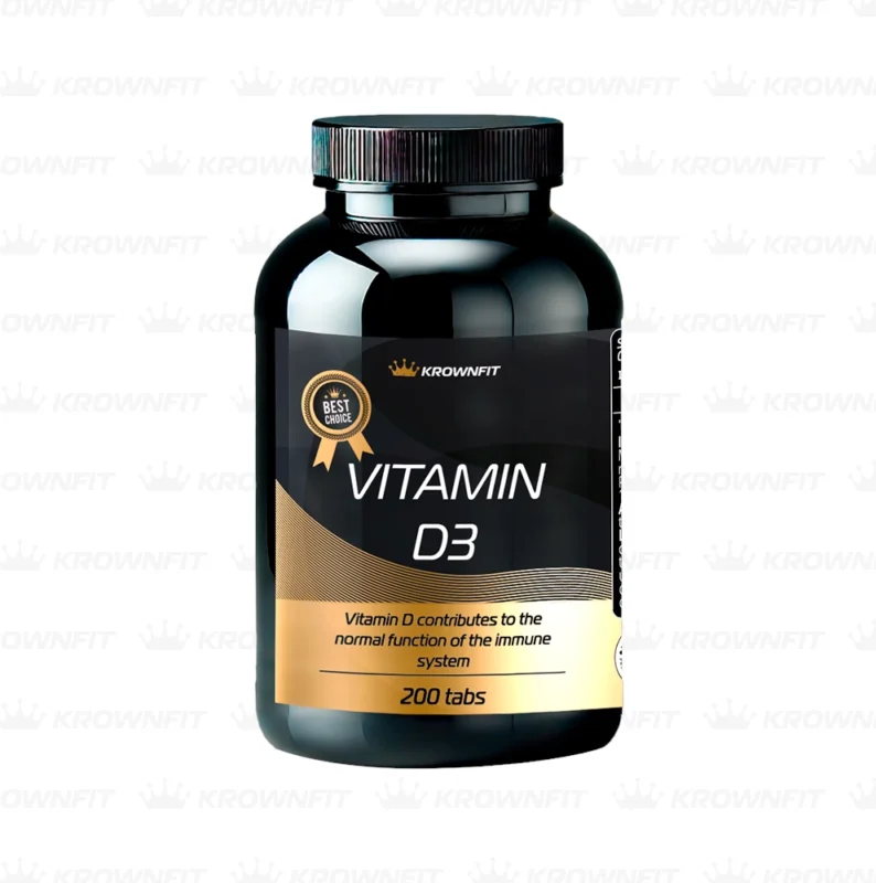 Vitamina D3 KROWNFIT - 200 comprimidos | Krownfit