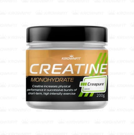 Creatina Creapure® Krownfit - Pó de creatina Creapure Krownfit para força e desempenho durante treinos intensos.